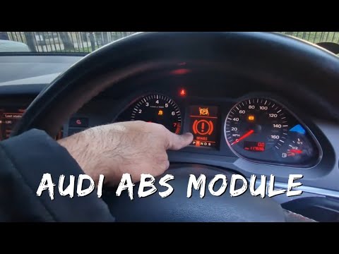 Audi A6 ABS  control unit replacement and coding