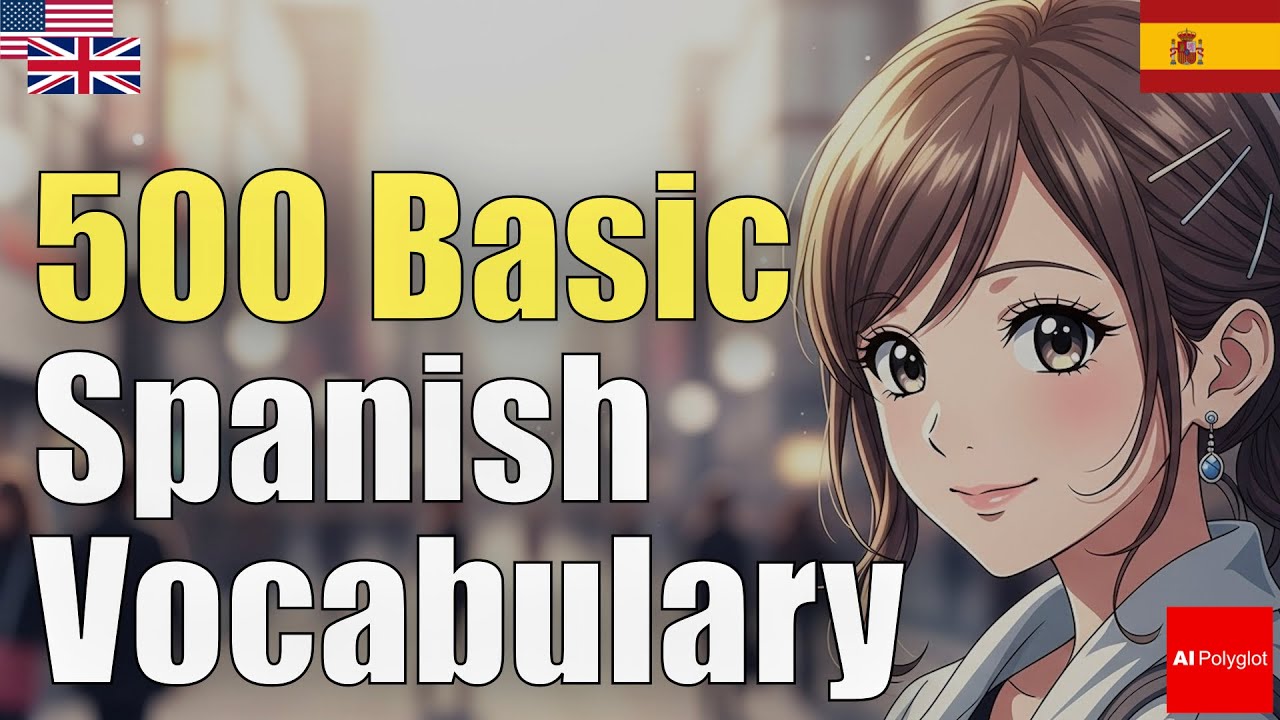 500 Basic Spanish Vocabulary | Natural Listening | Must-Know