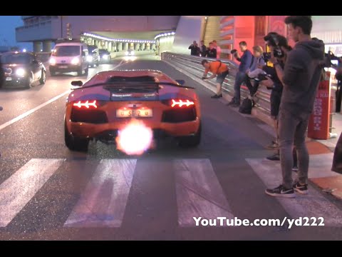DMC Lamborghini Aventador LP900-4 Flames & INSANE Accelerations