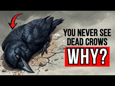 Why You Rarely See a DEAD CROW - The Secret Method That Crows Use When Dying
