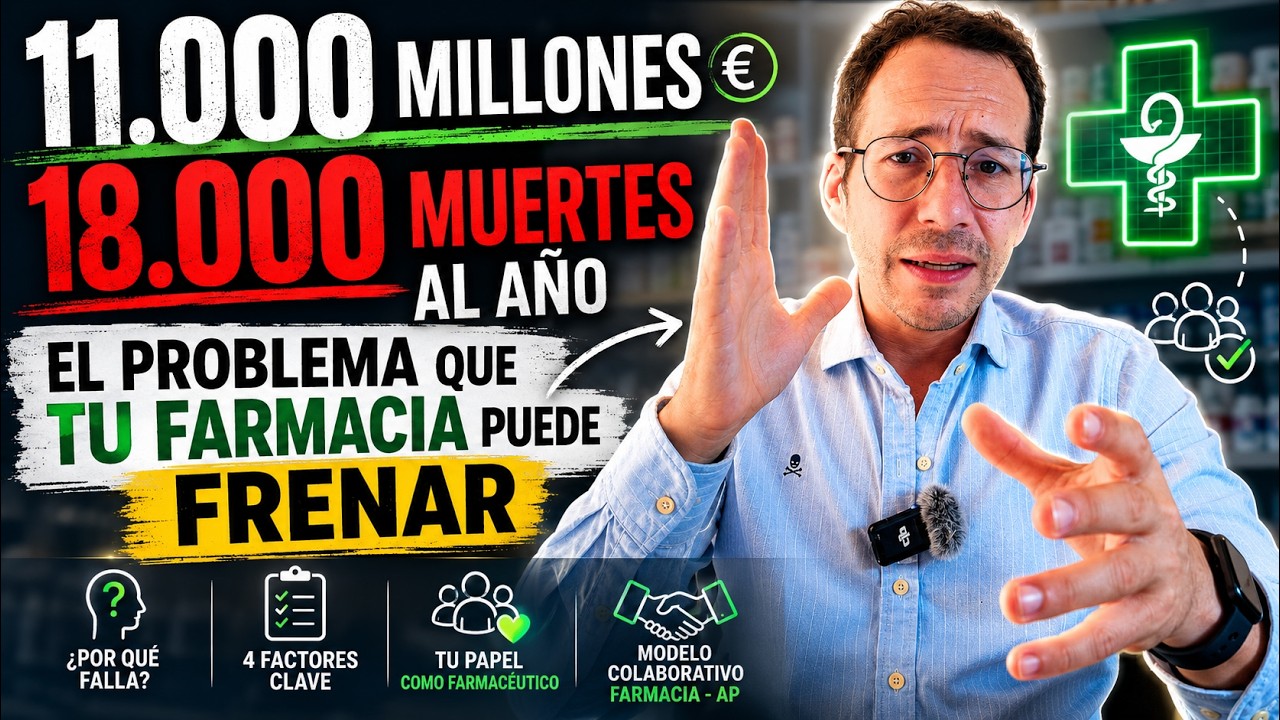 11.000 millones y 18.000 muertes al año: el problema que tu farmacia puede frenar