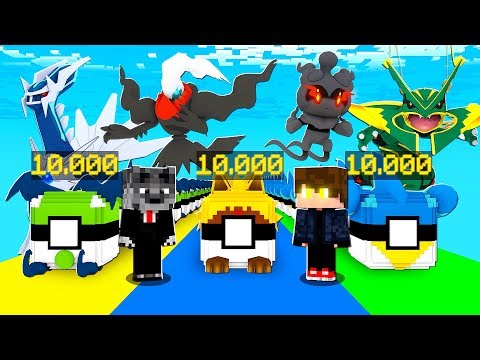 10,000 LUCKY ULTRA PIXELMON 500% PRA CAPTURAR QUALQUER POKEMON - MINECRAFT PIXELMON MOD