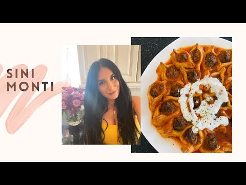 Sini Monti~Armenian Meat Dumplings with Butter tomato mint topping