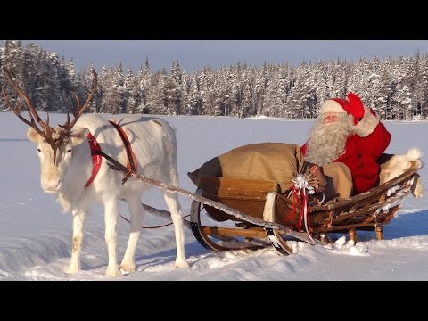 Les meilleurs messages du Père Noël en Laponie aux enfants - vidéo Papa Noël à Rovaniemi en Finlande