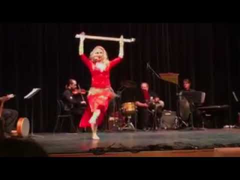 Celadon Double Cane Folkloric Bellydance with Safar