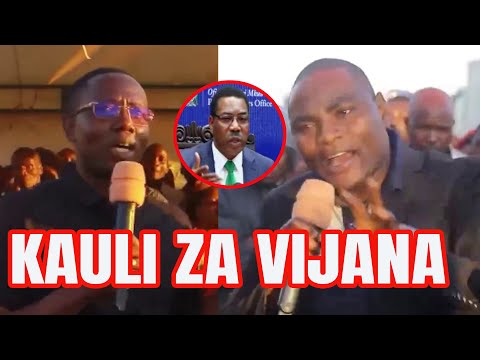 HOJA NGUMU NA NZITO ZA VIJANA MBELE YA WAZIRI WA VIJANA NI BALAA WAFUNGUKA MAMBO MAZITO BILA UOGA