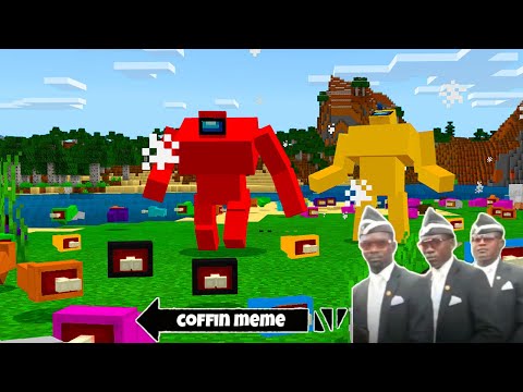 Coffin Meme "Among Us" Edition Part 3 - Minecraft