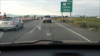 B.C. Highway 17 - South Fraser Perimeter Road Sunset Joyride