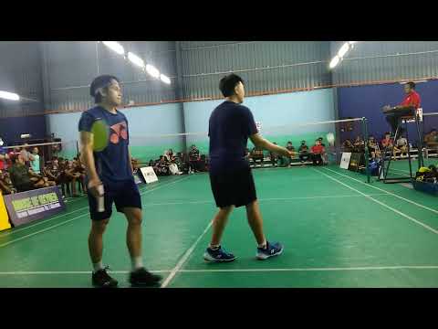 Badminton Men's Double SemiPro HOO Tournament - Ng Eng Cheong / Saik Wei Han Vs Aiman / Junior Oh