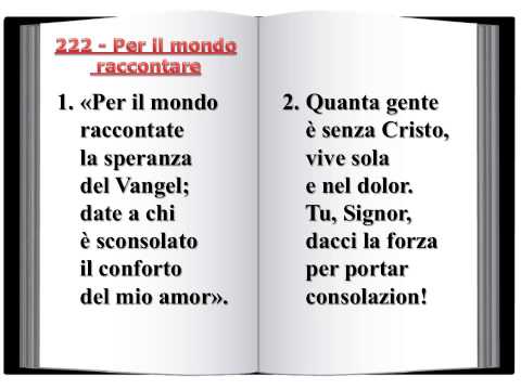 222 Per il mondo raccontate - Innario Chiesa Cristiana Avventista del Settimo Giorno 2014