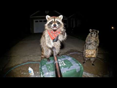 Trash Panda VLOG #1: Night Ops & Snack Crimes – with Binko & Spud
