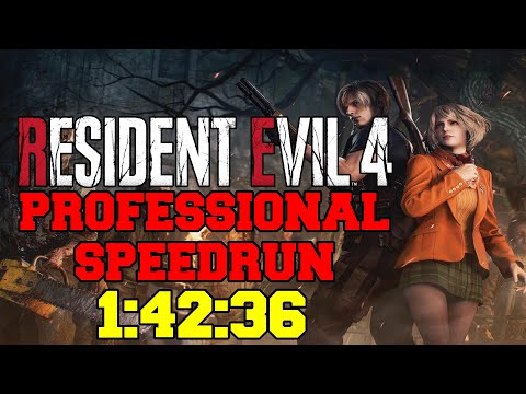 Resident Evil 4 Remake Professional Speedrun 1:42:36