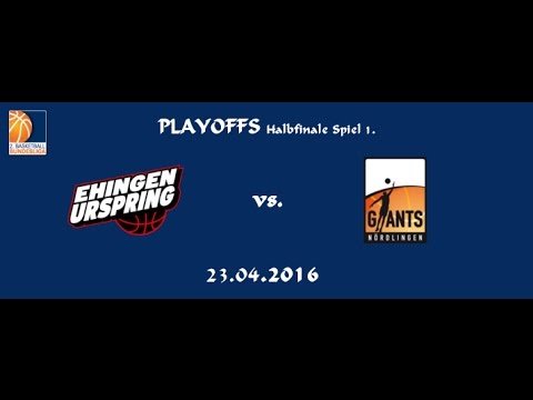 Playoff Halbfinale Spiel 1. Team Ehingen Urspring - Giants