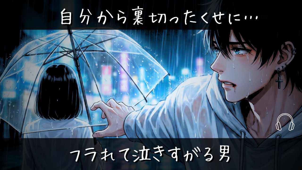 【聴くドラマ】「お願い、捨てないで…！」後輩と浮気して自分から裏切ったくせに、フラれると未練タラタラで泣きすがる最低な男（女性向け）