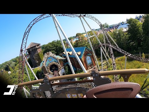 POV The Ride To Happiness (last row) "Plopsaland" [4K 60fps]