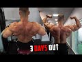 RAW BACK WORKOUT - SHAPE UPDATE 3 DAYS OUT