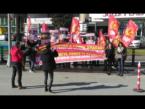 DİP'ten Arjantin işçi sınıfıyla dayanışma eylemi: “Arakaki, Ponce ve tüm isyan tutsaklarına özgürlük!”