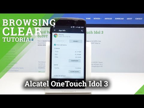How to Clear Browsing Data in Alcatel OneTouch Idol 3 - Wipe Browsing History