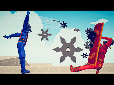 NINJA SENSEI vs EVERY UNIT - Totally Accurate Battle Simulator TABS