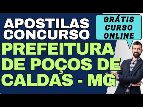 Baixar Apostilas Concurso Prefeitura de Poços de Caldas - MG
