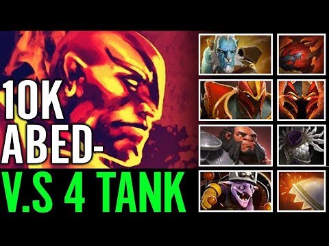 ABED RIP the 4 TANKER Ember Spirit Godly Gameplay Dota 2