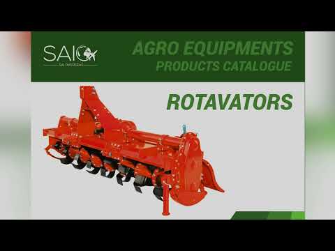 Multi Speed Tractor Mounted Rotavator / Rotary Tiller - 42/48/54/60 Blades and 5,6,7,8,9 Feet etc.