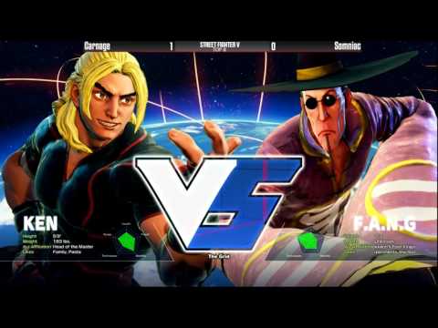 Carnage vs Somniac - CouchWarriors SFV Launch Tournament