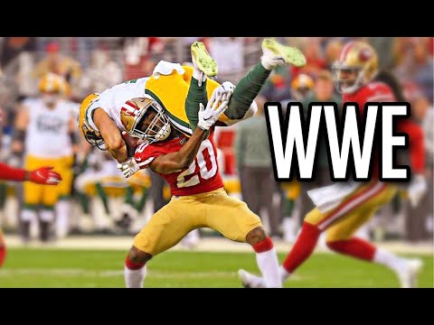 NFL "is this the WWE?" Moments || HD