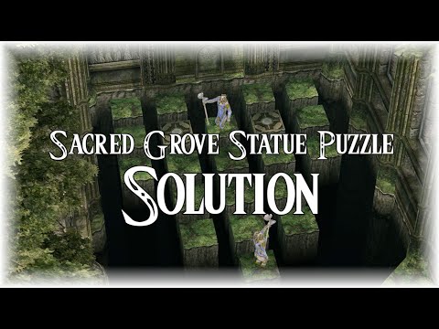 How To Solve The Sacred Grove  Statue Puzzle