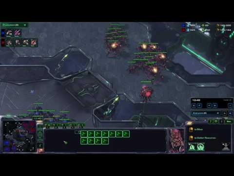StarCraft 2: ZvZ Roach into Muta into Lurker