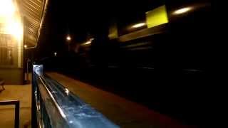 preview picture of video 'CN WB tanker train in Lapeer, MI at night on 3/25/2015'