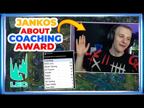 G2 Jankos Reacts to LEC Coaching Staff Award 👀