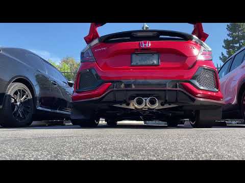 HKS Spec L exhaust on FK8 Civic Type R