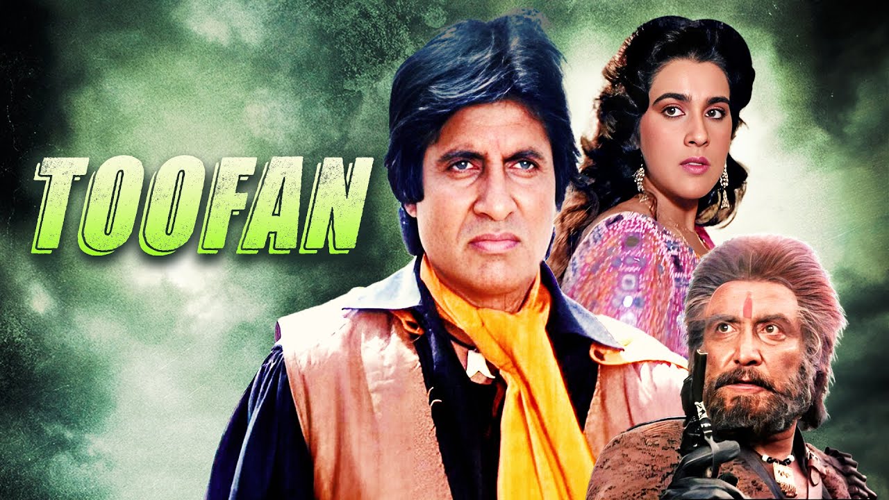 "TOOFAN (तूफ़ान) Full Movie Hindi 1989 🎬 | Amitabh Bachchan | Meenakshi Seshadri | Amrita Singh"