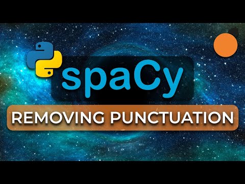 Spacy  - Removing Punctuation