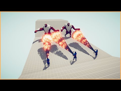 2x Ice Giant vs 3x Every God 🔥 |  TABS - Totally Accurate Battle Simulator