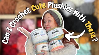 Trying Out Four Caron Cakes For Amigurumi (did I find a new favorite!)