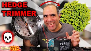 Making a Mini Hedge Trimmer (Don’t DIY 💀💀💀)