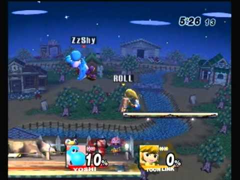 SSBB - Z'zgashi (Yoshi) vs. deathbysuarez (Toon Link) 1
