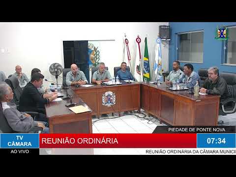 14ª REUNIÃO ORDINÁRIA DA CÂMARA MUNICIPAL DE PIEDADE DE PONTE NOVA - 21/09/2026