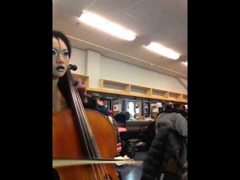 Tina Guo - Backstage Warm Up at Parken Stadium Copenhagen (Cirque du Soleil) (2012)