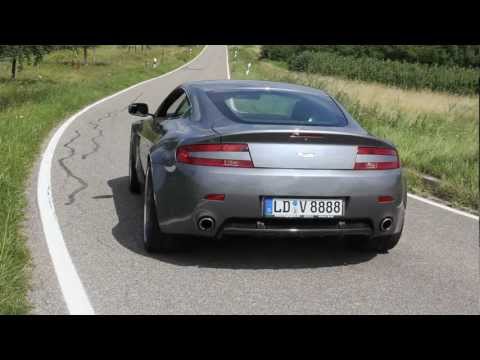 Aston Martin V8 Vantage with flap exhaust system by Cargraphic