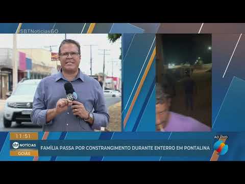 Família passa por constrangimento durante enterro em Pontalina