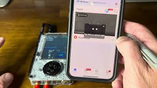 Download the video "HackRF with Portapack running Mayhem Firmware and the Hopper App to disrupt signal on a wireless cam"