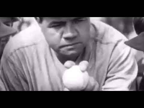 Babe Ruth demonstrates how to pitch!!!!