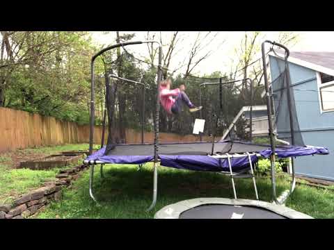How to do a kaboom on a trampoline, my first tutorial!