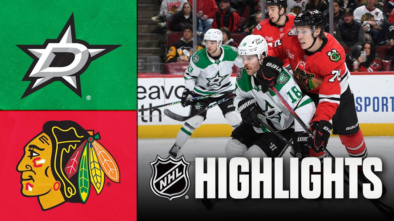 Stars vs. Blackhawks | NHL Highlights | January 01, 2026