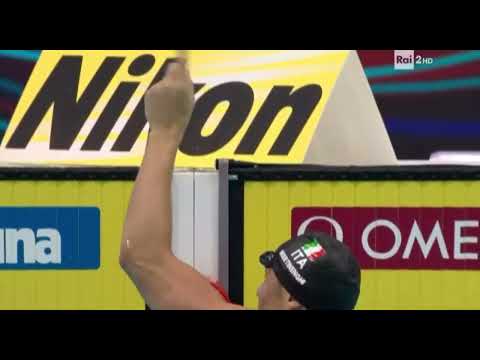 Nicolò martinenghi campione del mondo 58.26 100 rana