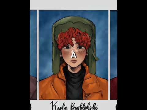 South Park Highschool Yearbook || Art credits: @miloy3_3 on Tiktok || #southpark #shorts #edit