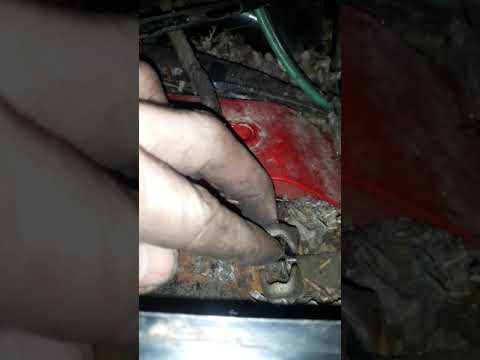 Early r107 Ignition switch lock removal